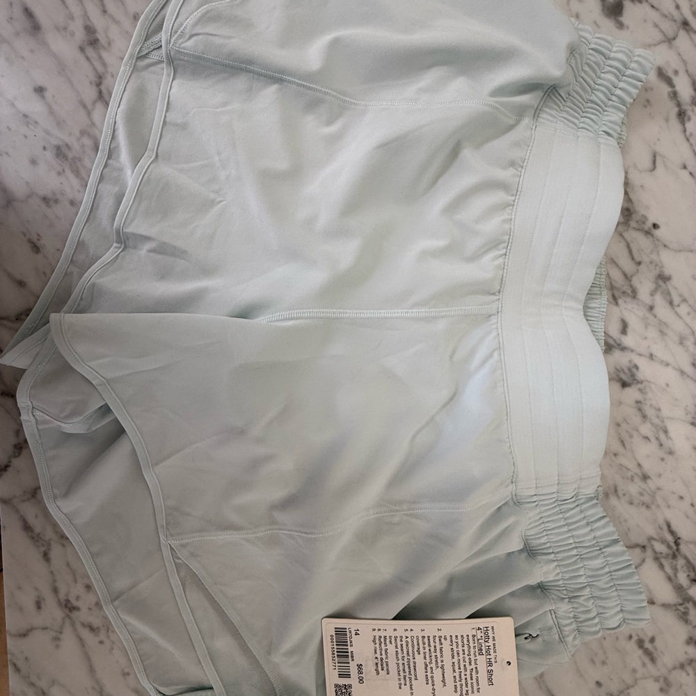 NWT Lululemon Athletica Blue Athletic Shorts Lightweight and Versatile